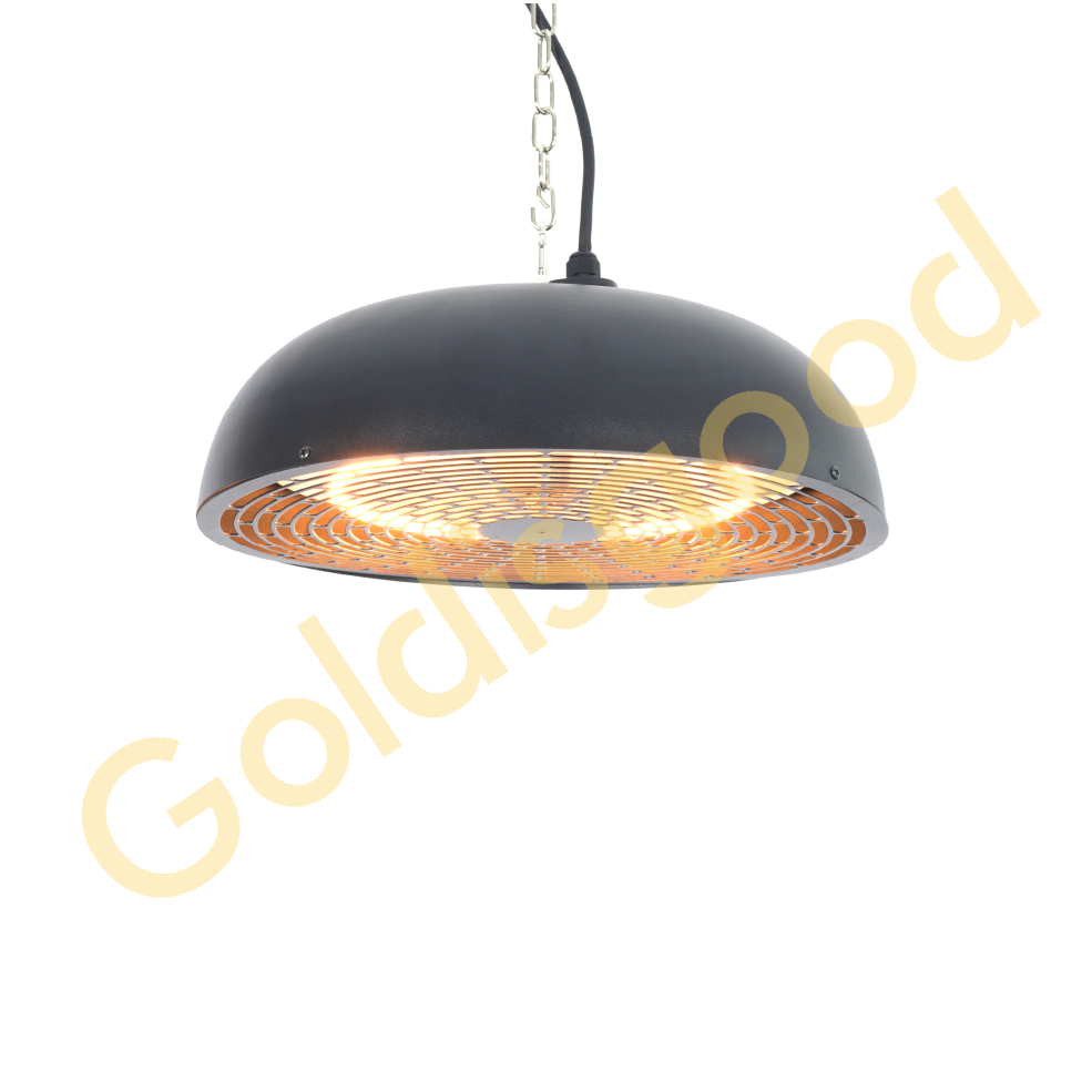 Waterproof heater for pergola