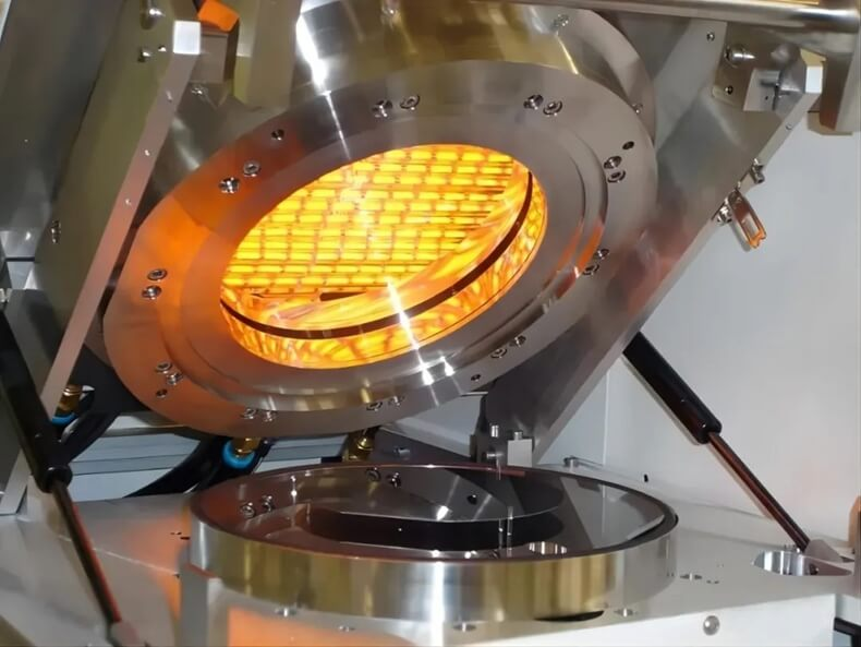 Ashing process heating infrared